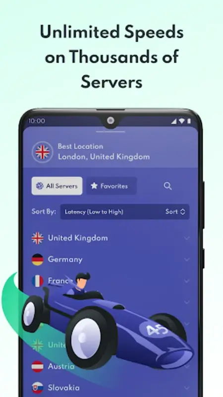 Screenshot PrivadoVPN APK v4.0.11 untuk Android