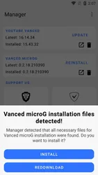 Screenshot Vanced Manager APK