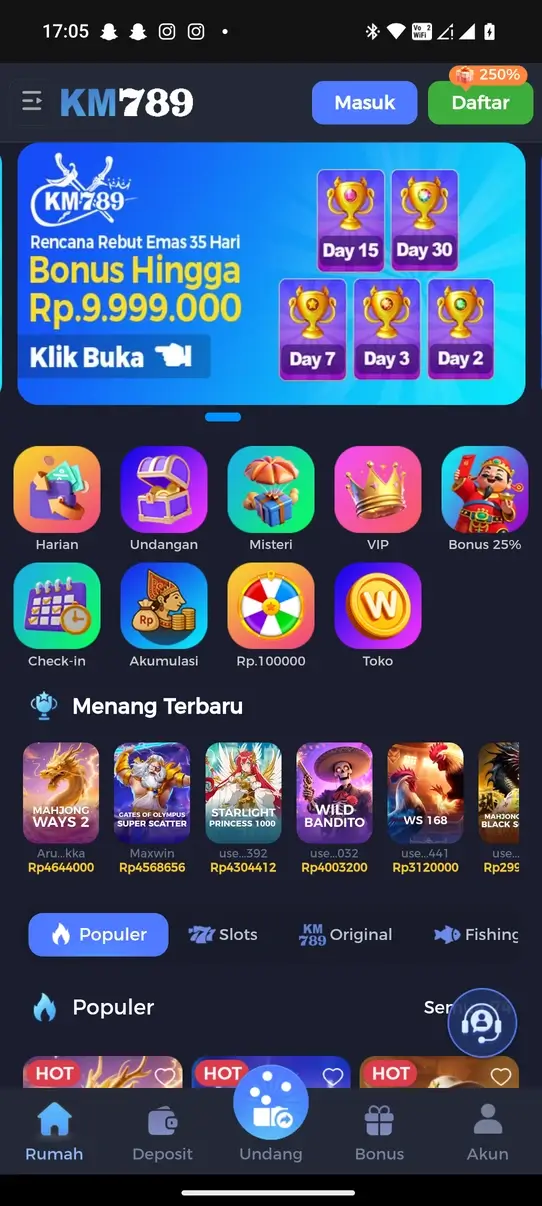 Screenshot KM777 APK