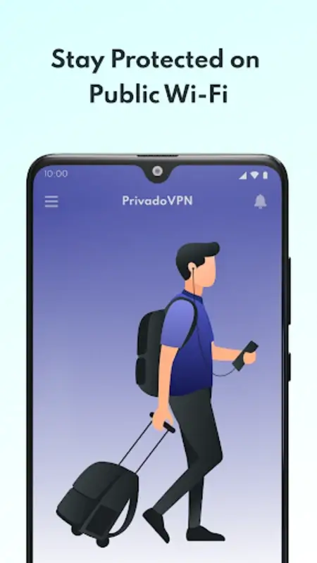 Screenshot PrivadoVPN APK v4.0.11 untuk Android