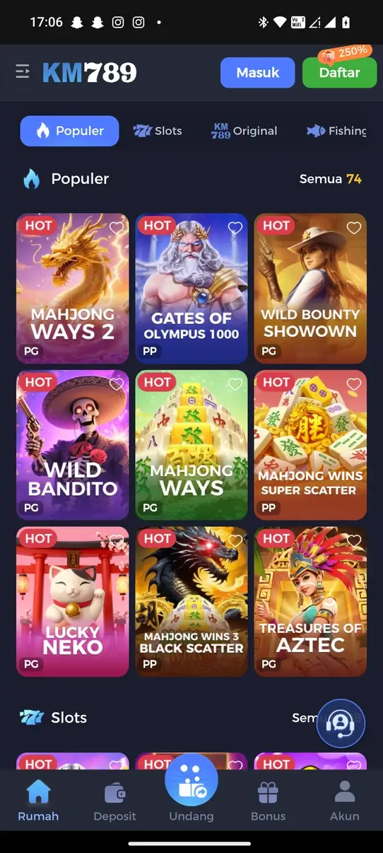 Screenshot KM777 APK