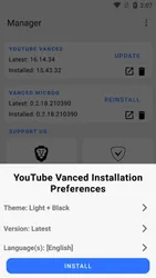 Screenshot Vanced Manager APK