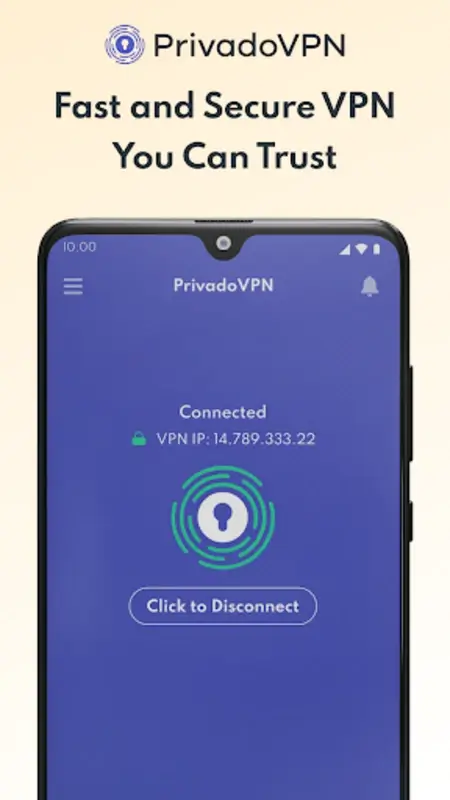 Screenshot PrivadoVPN APK v4.0.11 untuk Android