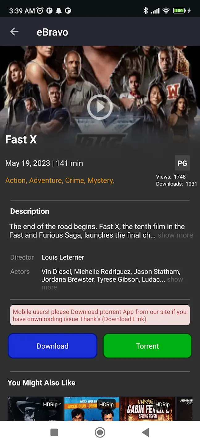Screenshot eBravo APK v9.0.0.9 untuk Streaming Hiburan