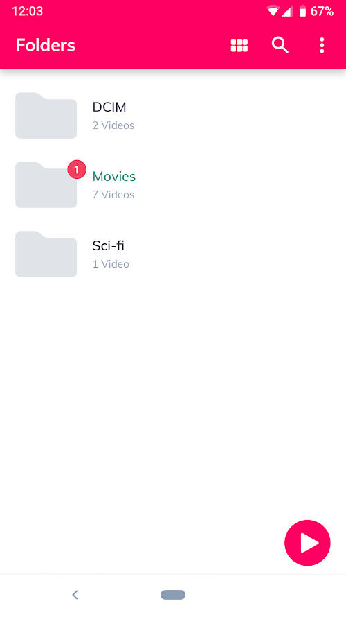 Screenshot MX Player APK versi 2.13.3 untuk Android