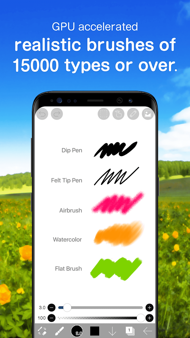 Screenshot ibis Paint X APK v14.0.1 untuk Menggambar dan Melukis di Android