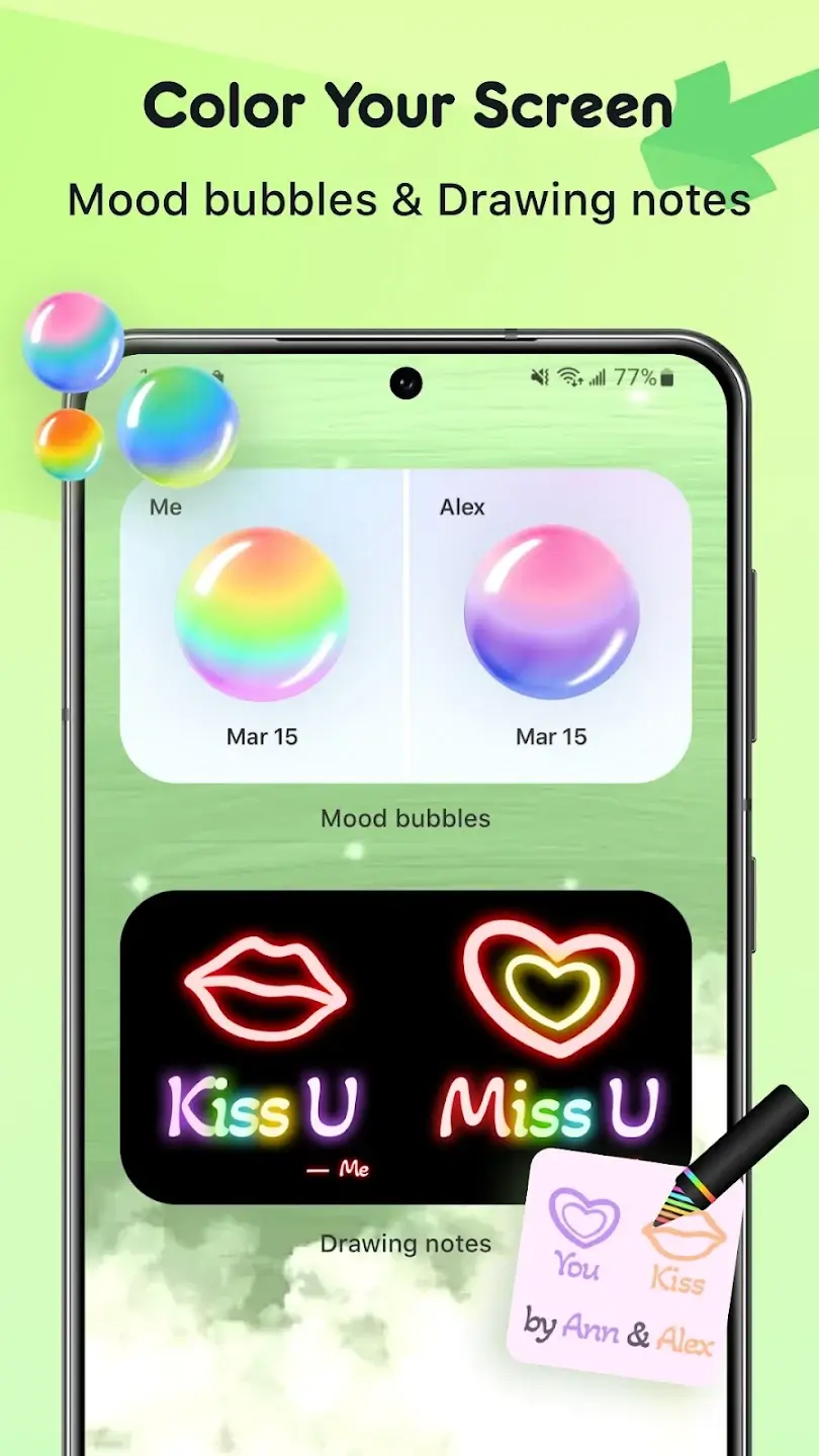 Screenshot Widgetable APK untuk Kustomisasi Widget Lucu di Android