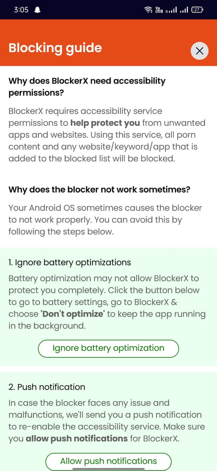 Screenshot BlockerX APK Download untuk Android