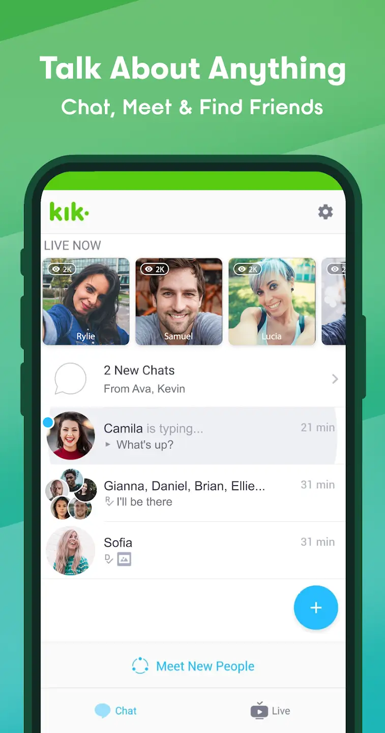Screenshot Kik APK