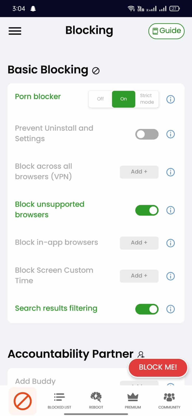 Screenshot BlockerX APK Download untuk Android