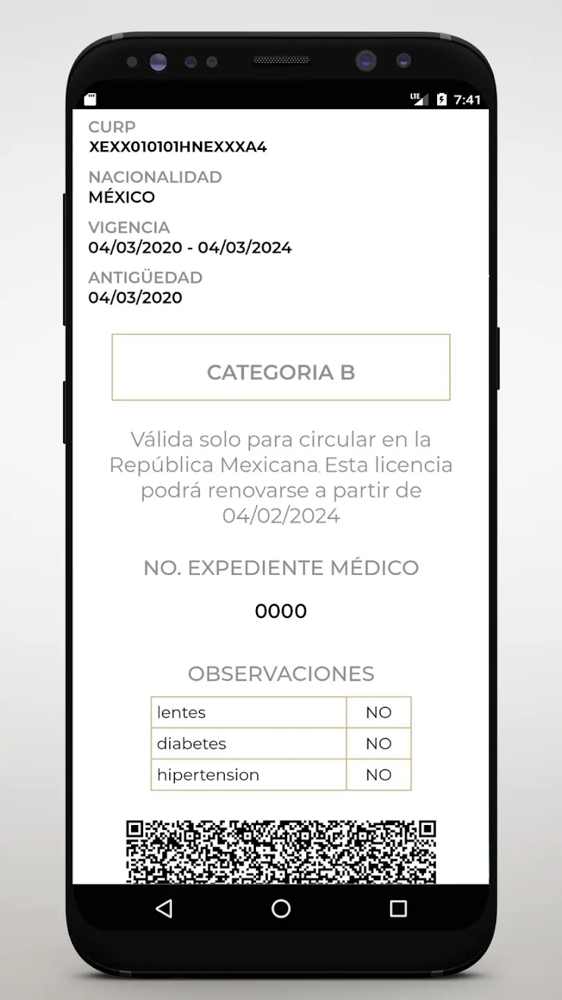 Screenshot Licencia Federal Digital APK