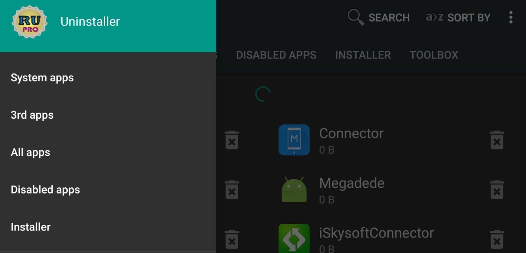 Screenshot Root Uninstaller APK v9.0.0 untuk Android