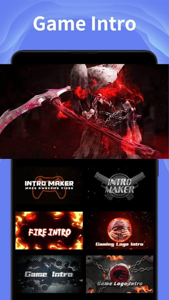 Screenshot Intro Maker APK untuk Membuat Intro Video di Android