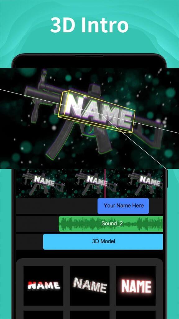 Screenshot Intro Maker APK untuk Membuat Intro Video di Android