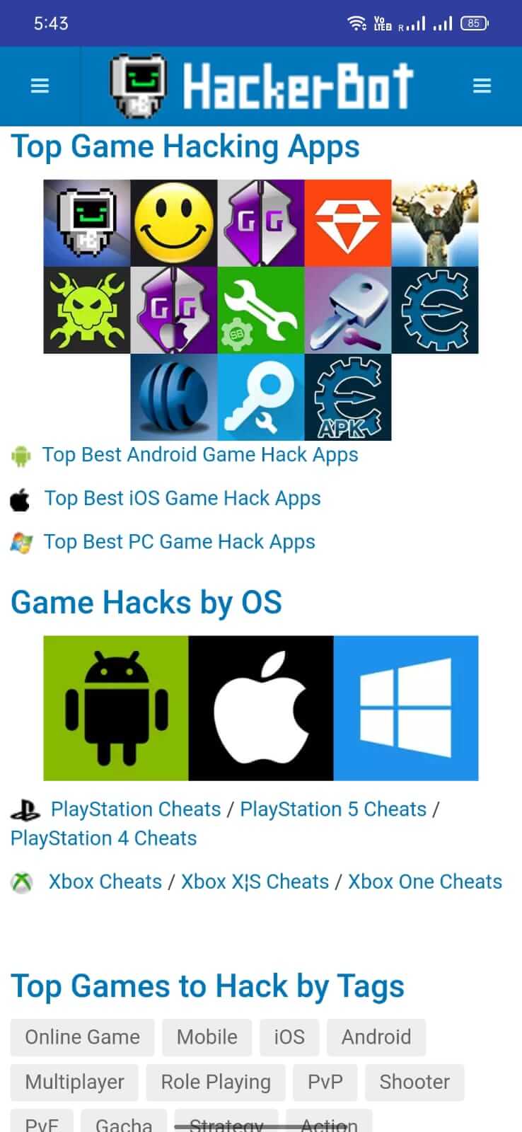 Screenshot HackerBot APK v2.0.0
