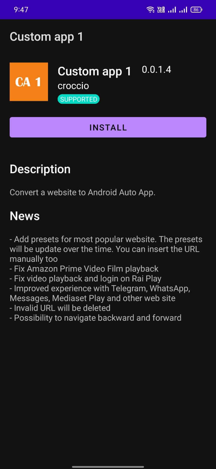 Screenshot AAStore APK