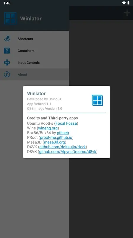 Screenshot Winlator APK v11.0