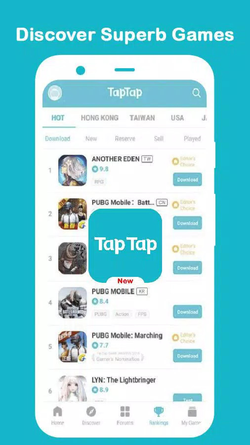 Screenshot TapTap APK