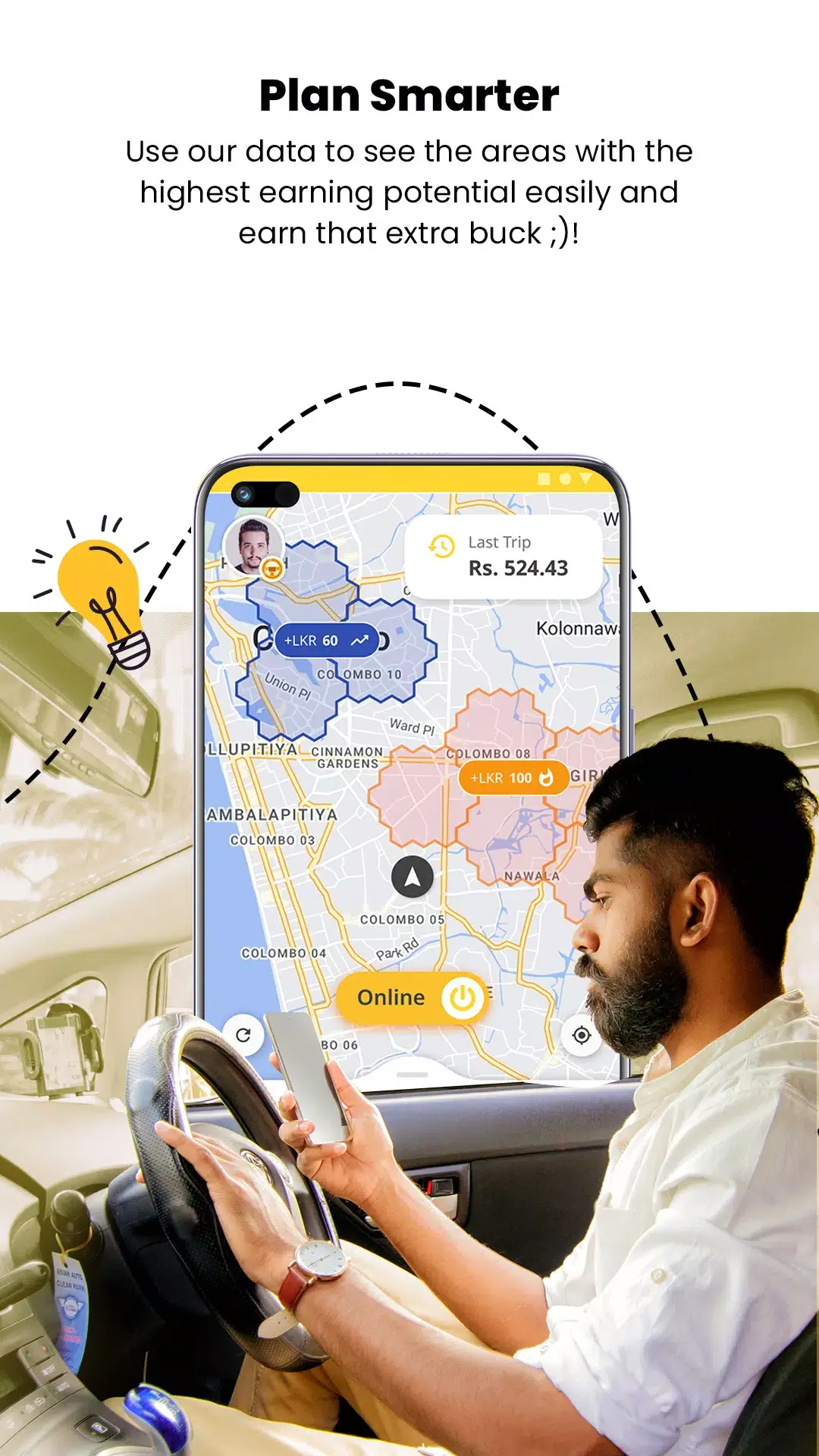 Screenshot PickMe Driver APK untuk Pengemudi di Sri Lanka