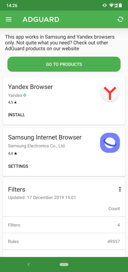 Screenshot AdGuard APK v4.14.68