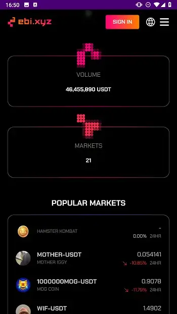Screenshot EBI Exchange APK v5.6 Download untuk Android
