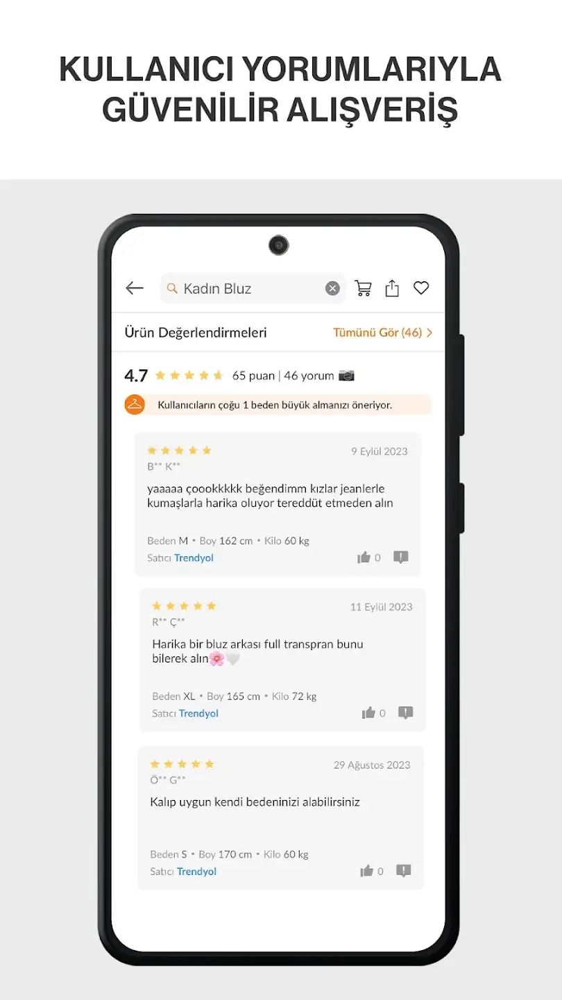 Screenshot Trendyolmilla APK