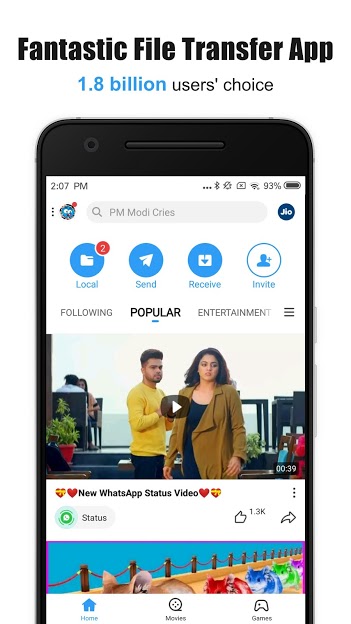 Screenshot SHAREit APK 6.53.88_UD
