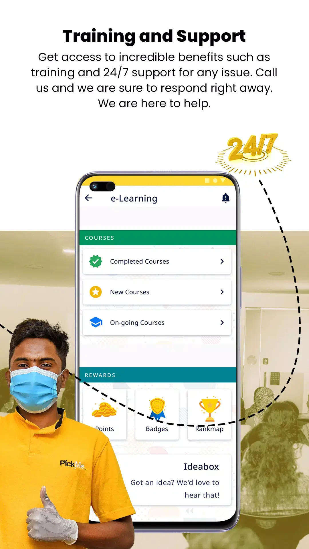 Screenshot PickMe Driver APK untuk Pengemudi di Sri Lanka