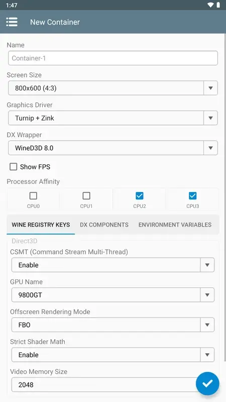 Screenshot Winlator APK v11.0