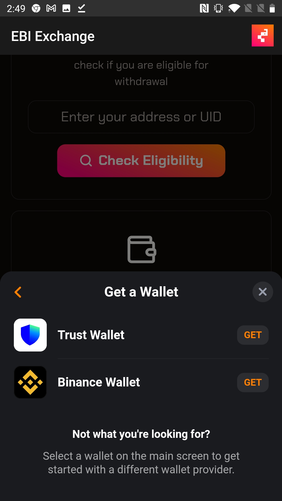 Screenshot EBI Exchange APK v5.6 Download untuk Android
