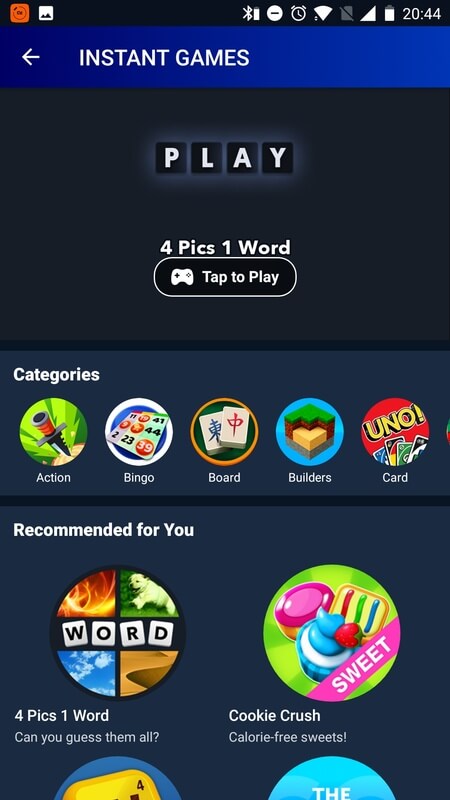 Screenshot Facebook Gaming APK