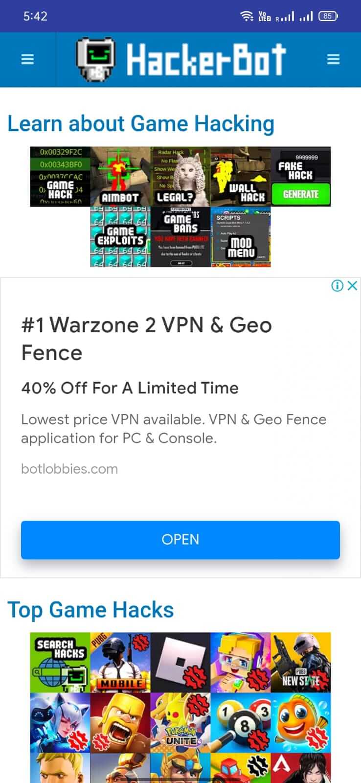 Screenshot HackerBot APK v2.0.0