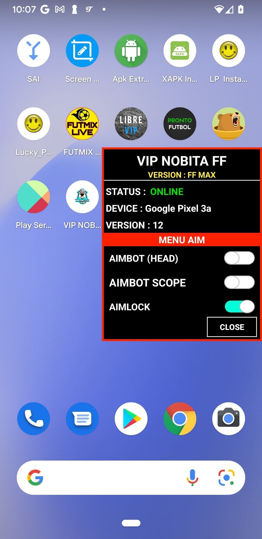 Screenshot Nobita FF APK v1.81 untuk Android
