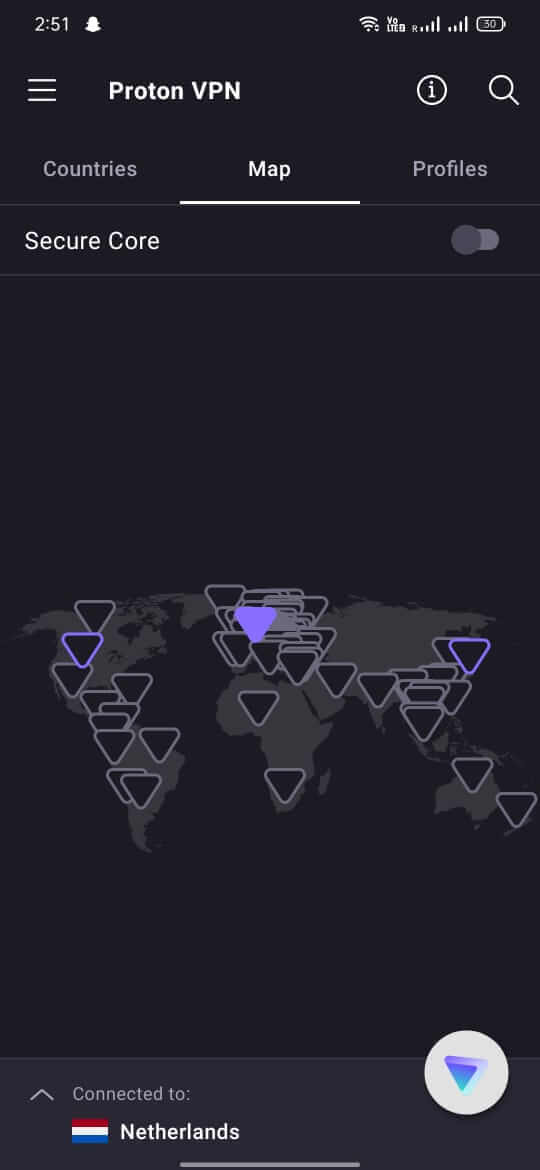 Screenshot ProtonVPN APK
