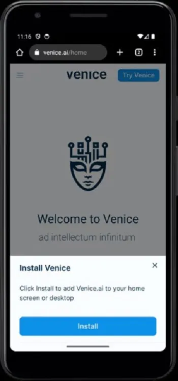 Screenshot Venice.ai APK v6.0