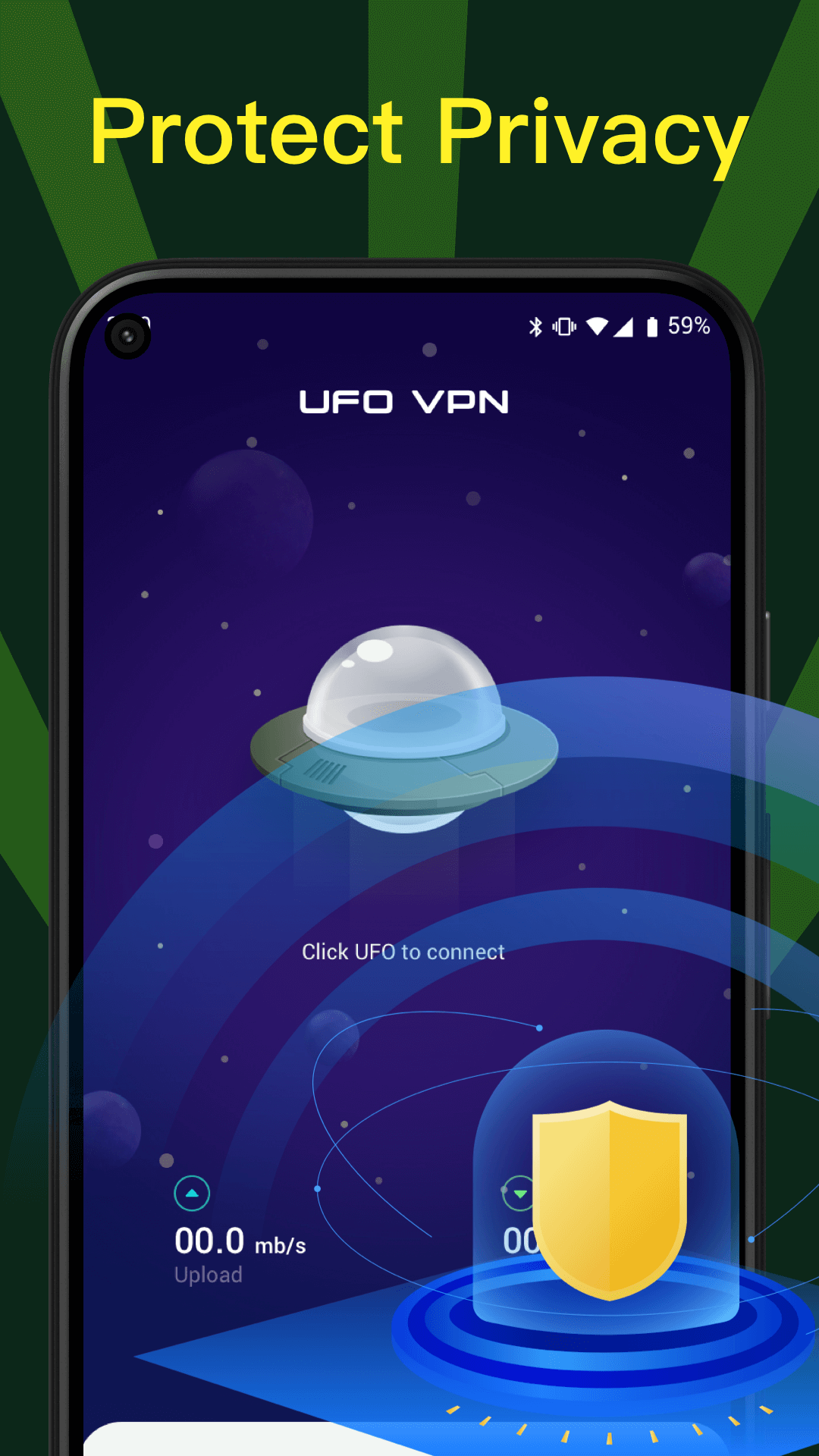 Screenshot UFO VPN APK v3.5.0