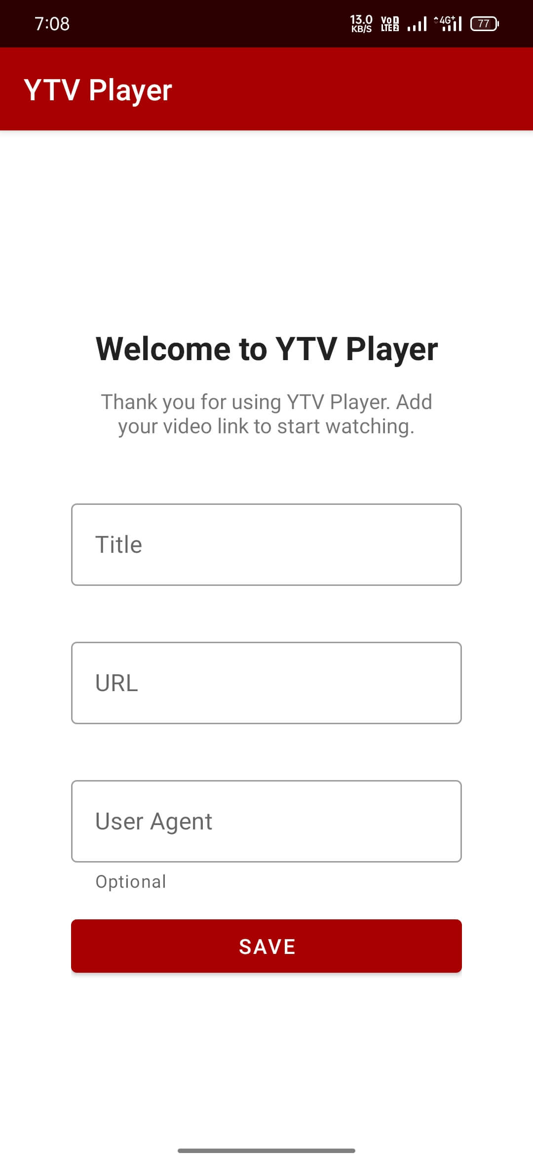 Screenshot YTV Player APK
