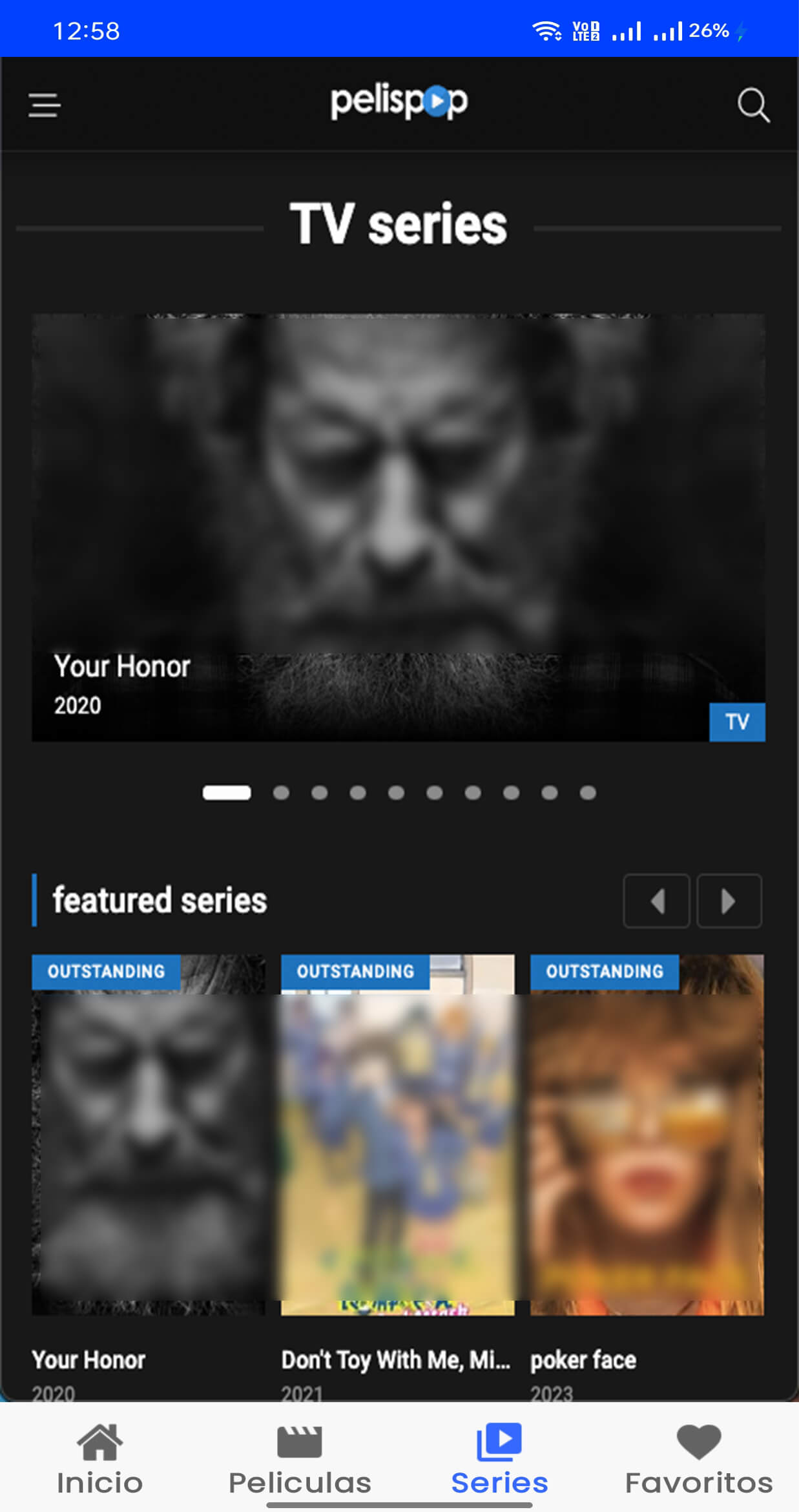 Screenshot Pelispop APK v0.9 Gratis untuk Streaming Film di Android