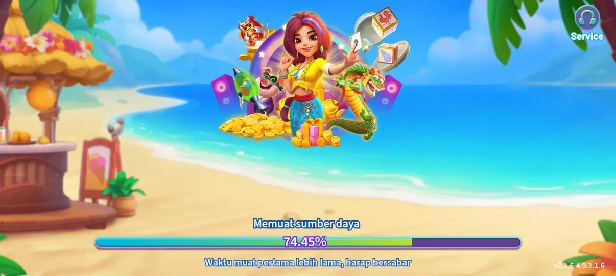 Screenshot Hoki APK v9.9 - Game Slot Sosial dengan Tema Seru