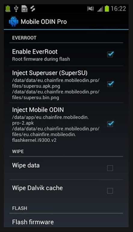 Screenshot Mobile Odin APK v4.20 untuk Samsung