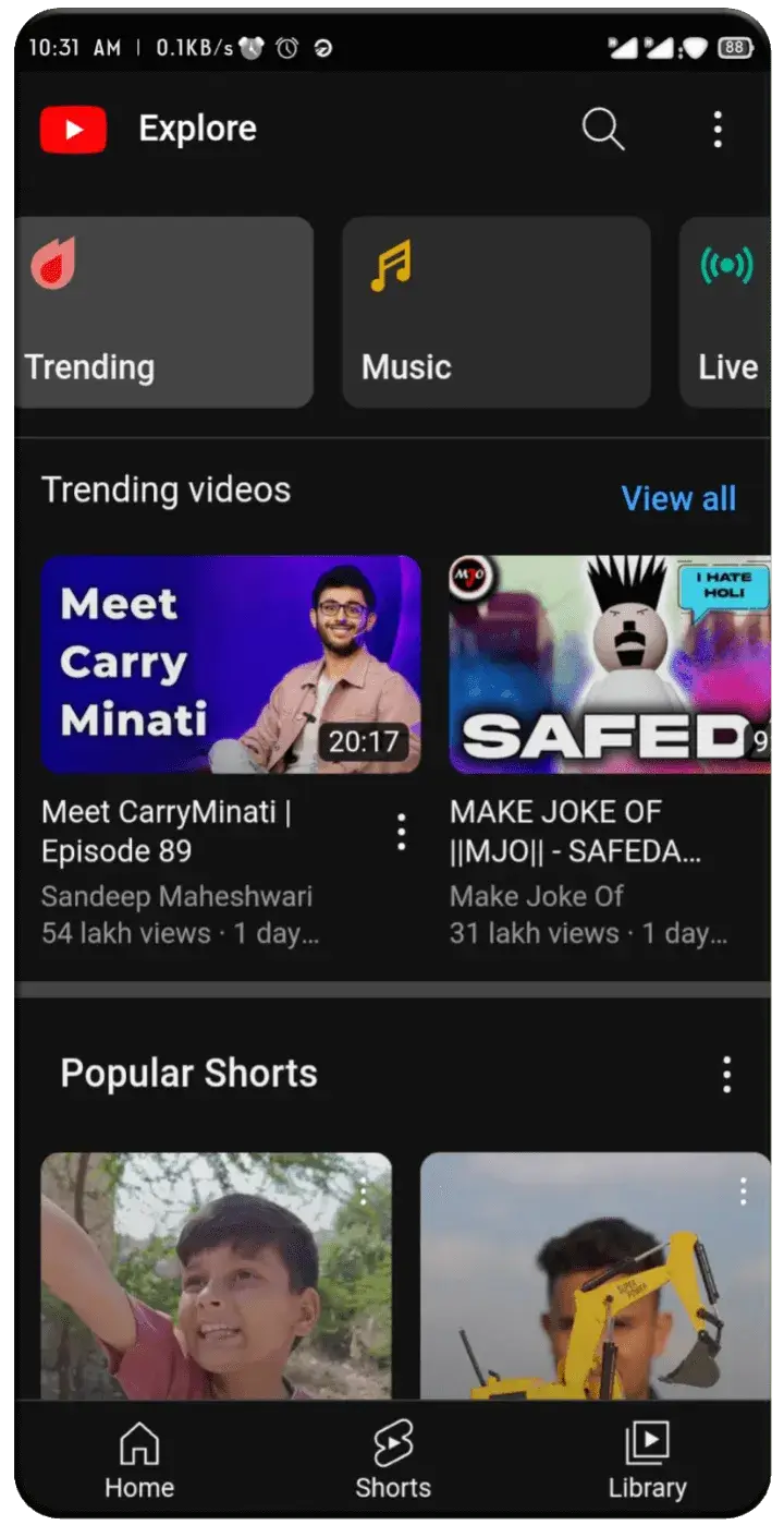 Screenshot YouTube Lite APK v1.2