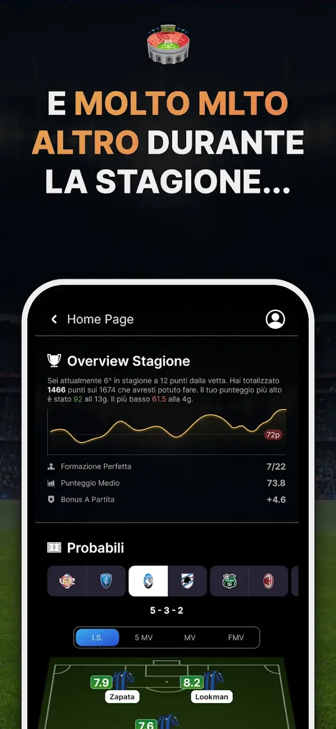 Screenshot FantaLab Manager - Fantacalcio APK