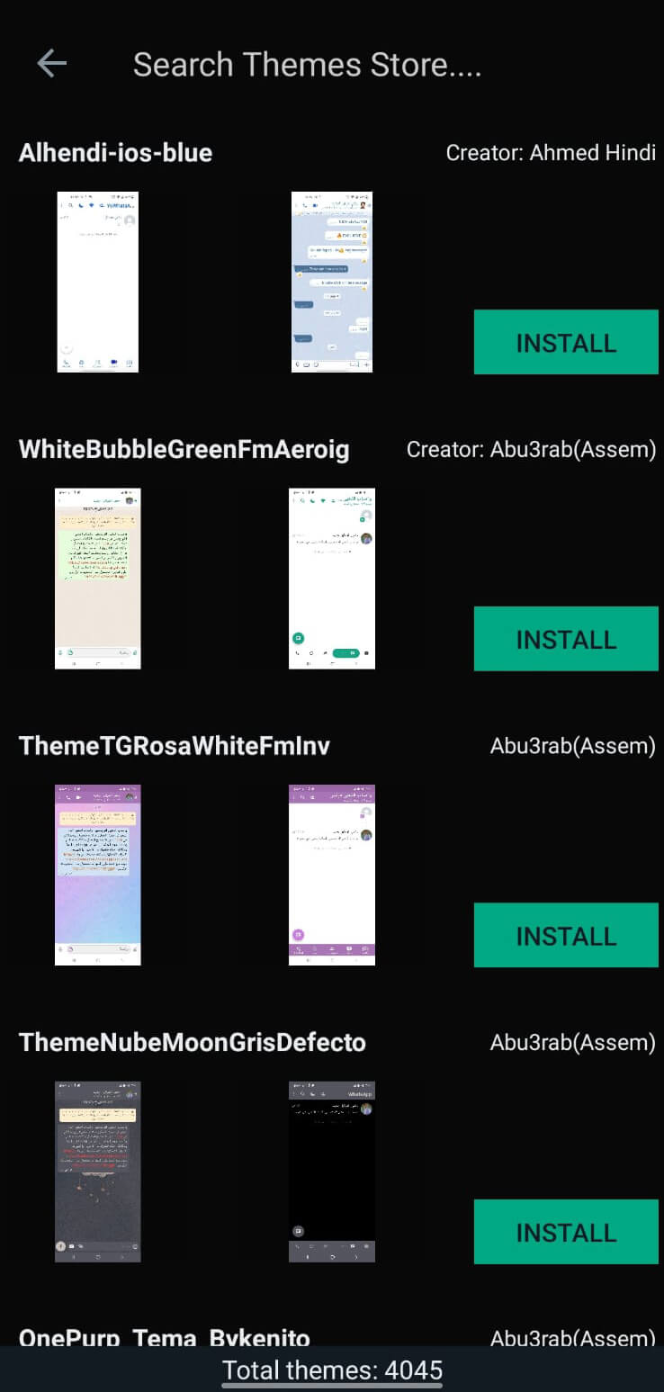 Screenshot WhatsApp Gold APK