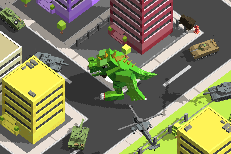 Screenshot Smashy City APK - Jadi Monster dan Hancurkan Kota
