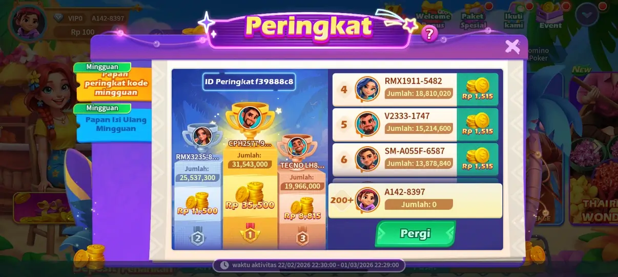 Screenshot Hoki APK v9.9 - Game Slot Sosial dengan Tema Seru