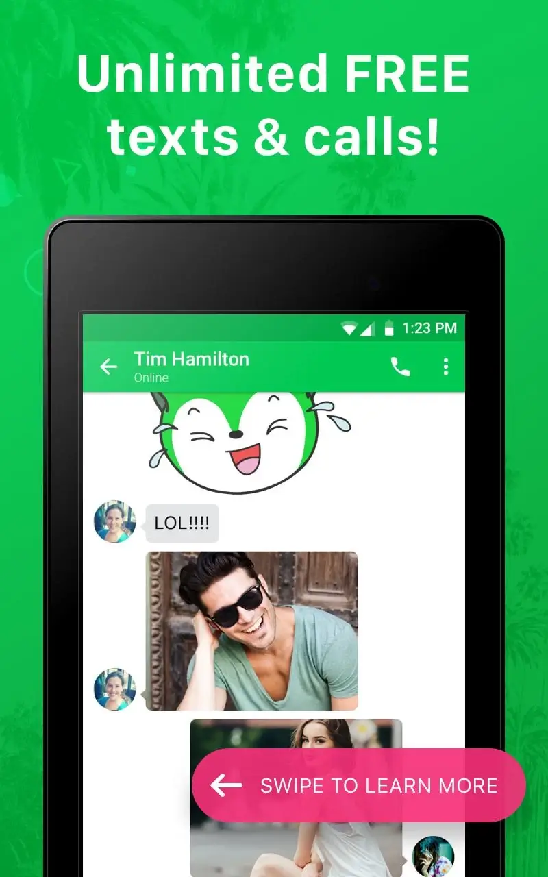Screenshot Nextplus APK v3.3.4 Download untuk Android