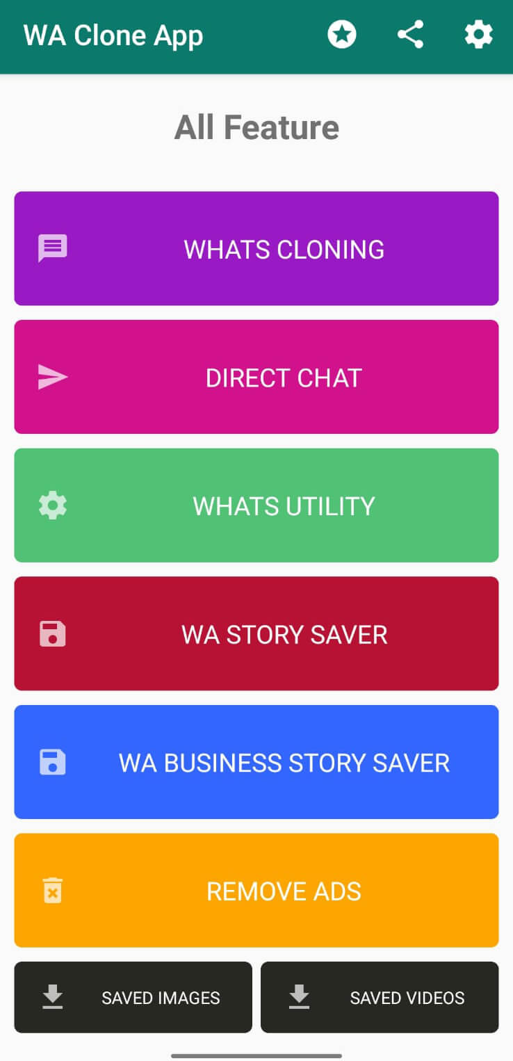 Screenshot WA Clone APK 8.1 - Kloning WhatsApp ke Perangkat Lain