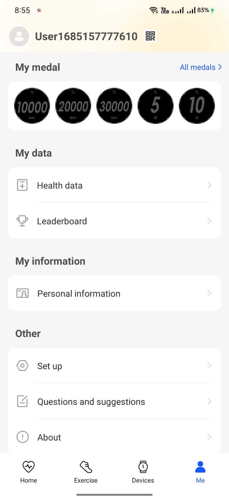 Screenshot Haino Fit APK