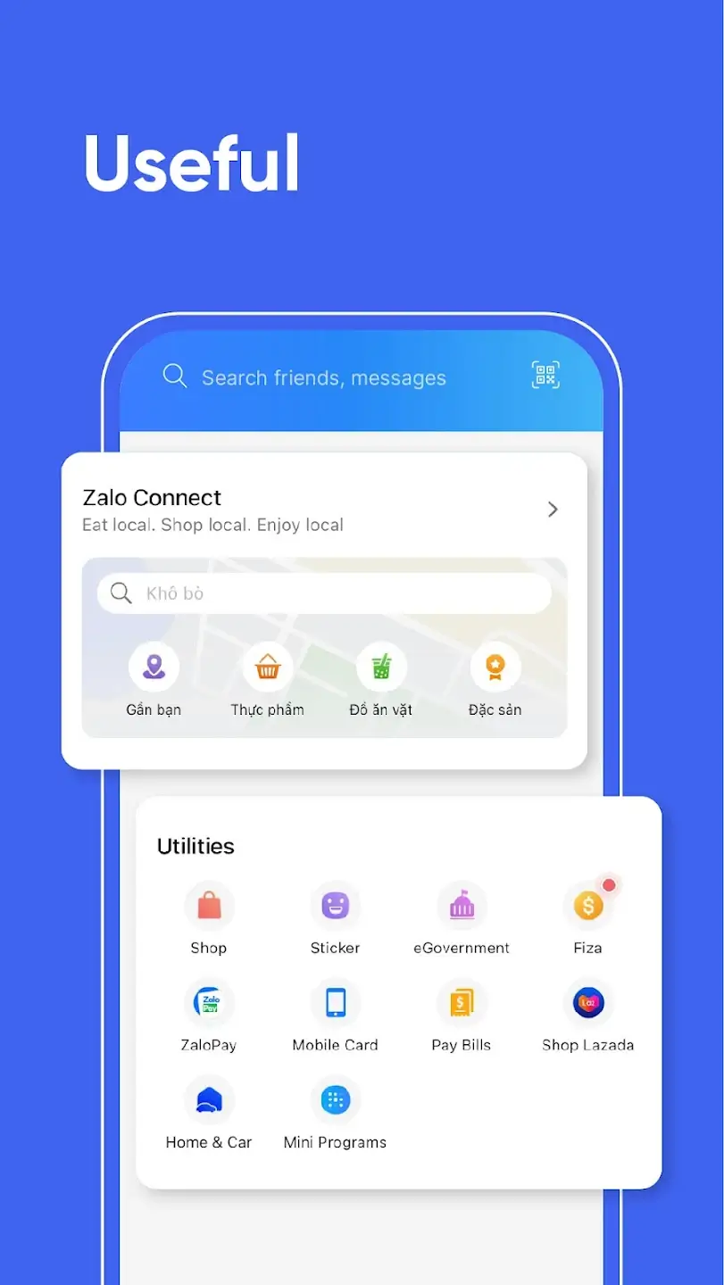 Screenshot Zalo APK versi 26.03.01 untuk Android