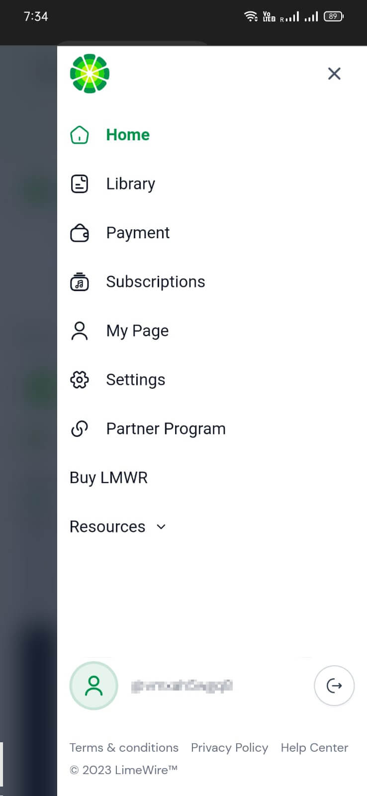 Screenshot LimeWire APK